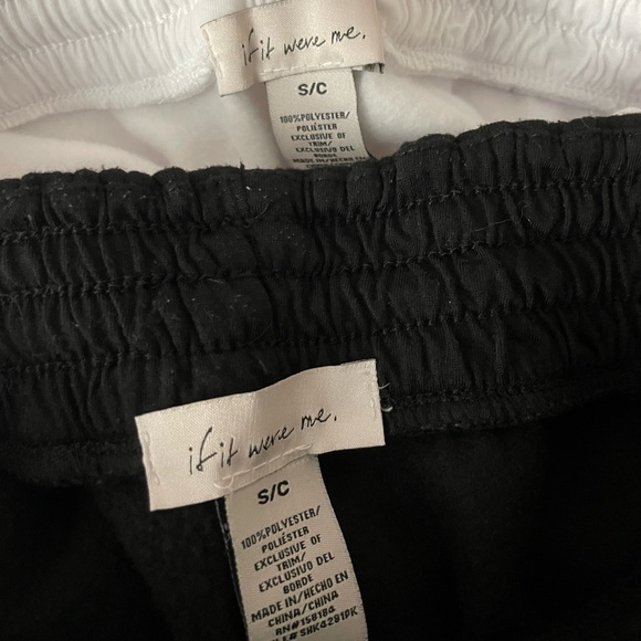 if it were me black and white shorts set - Picture 2 of 2